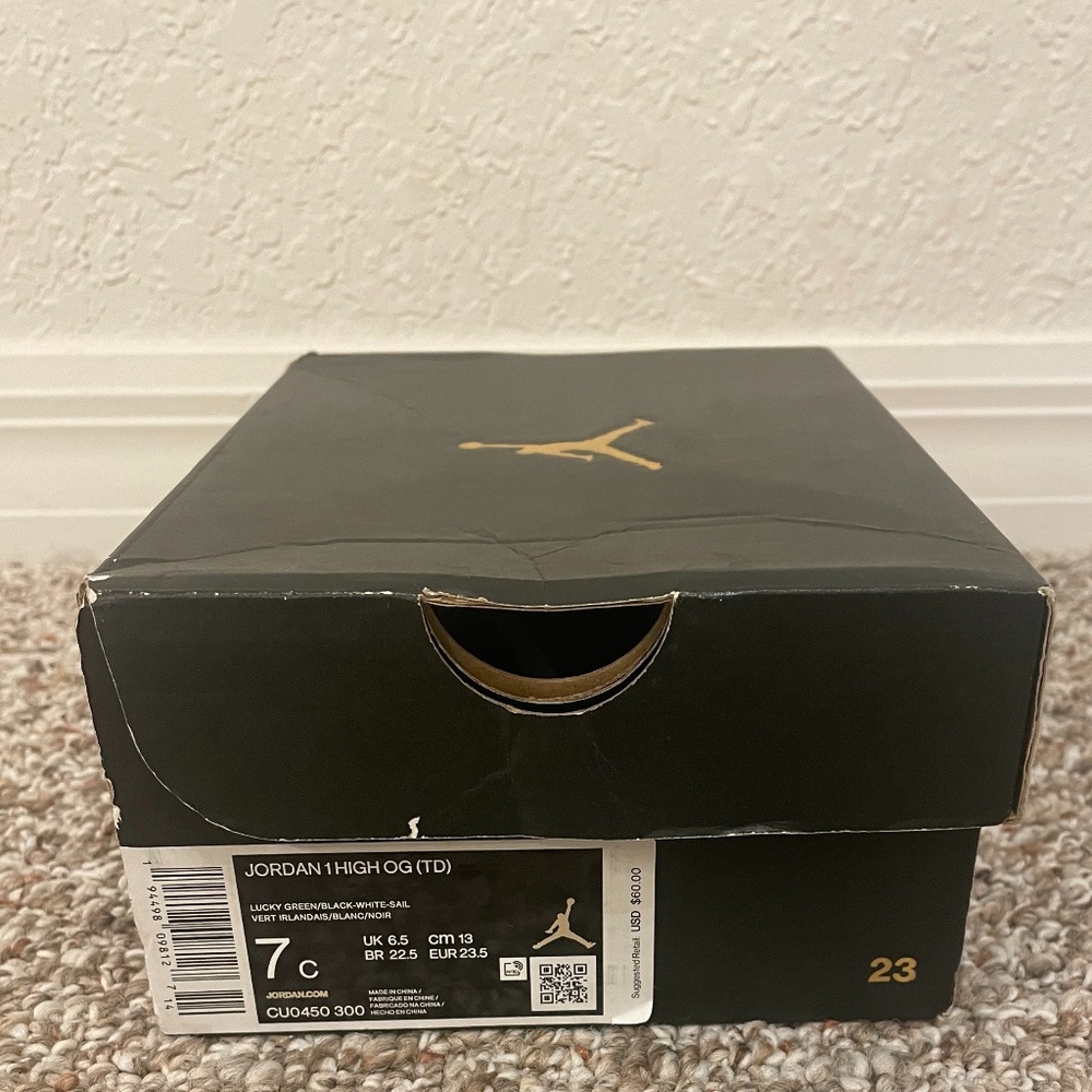 Jordan 1 Retro High OG 'Lucky Green' 7C